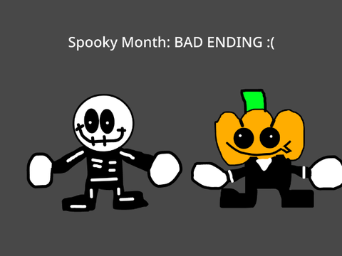 Spooky Month Bad Ending