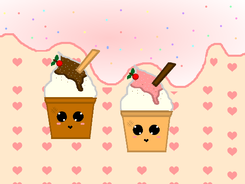 Ice Cream Contest Twin Ice Cream - GlimGlam