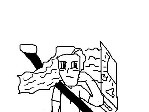 Bored. An Digital Art Image I drew (Obviously......)