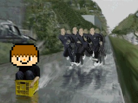 Catch that villager!