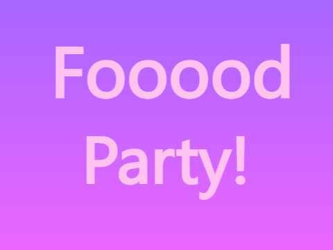 Eatin' the food of Lumi's party!
