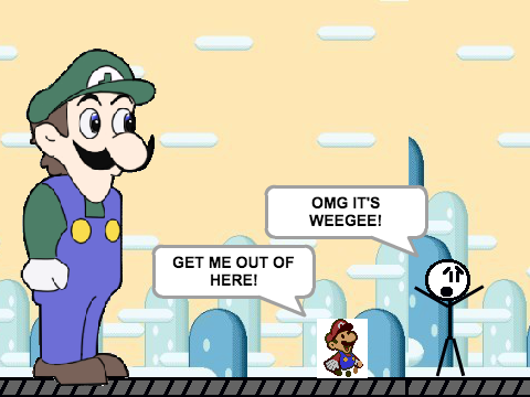 ADD YOURSELF RUNNING FROM WEEGEE! remix