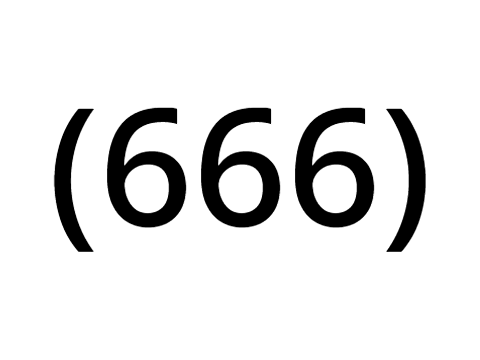 evil number haha