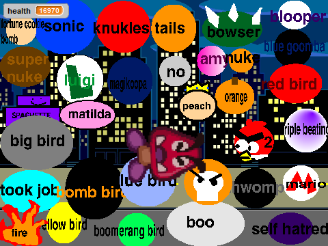 beat up the red goomba