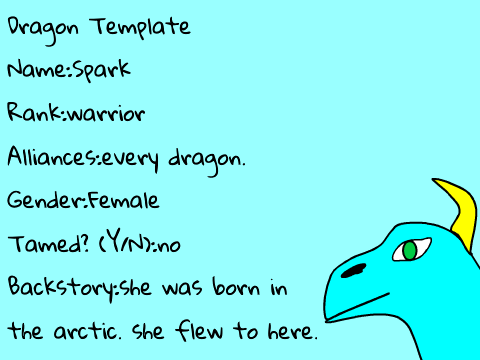 Wings RPG bio for spark