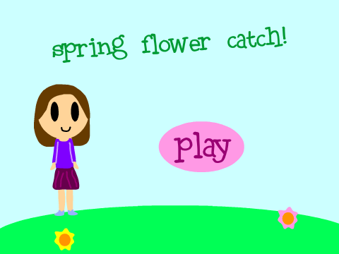 spring flower catch!