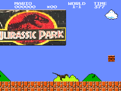 Super Mario Bros but it's a raptor remix