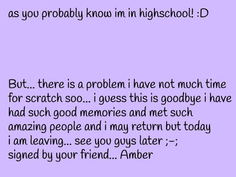 this is goodbye...