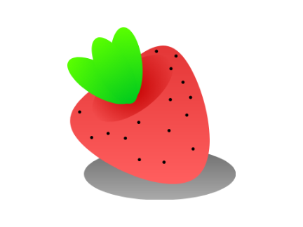 Strawberry Art (for scrachtober)