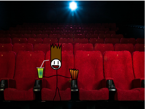 Add yourself siting in a theater!