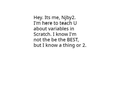 Njby2 Tutorial: Variables