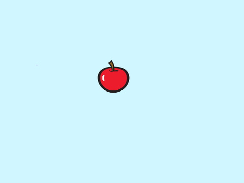 Get that apple!