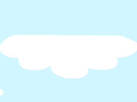floating snow