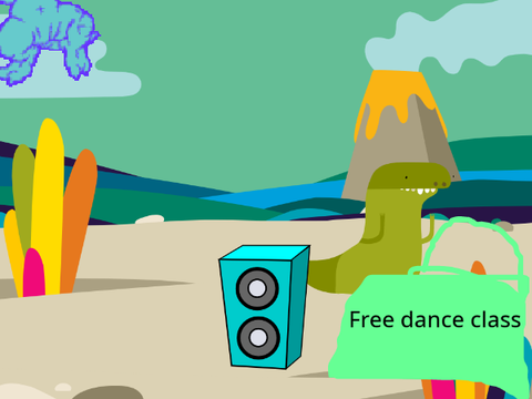 Dino dance classes mouse trail!