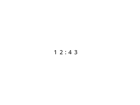digital clock test