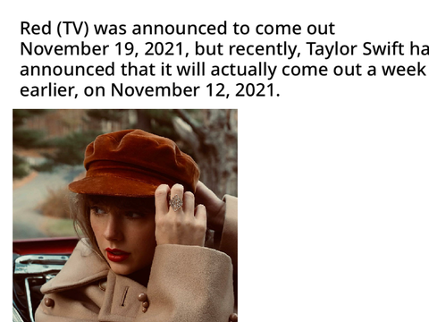 ↷Red (TV) update!↶