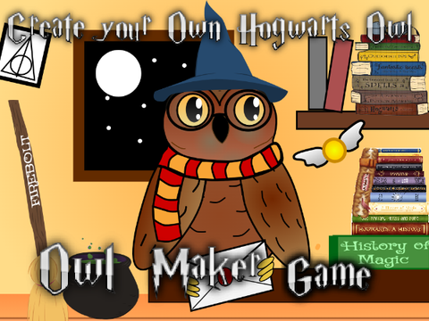 Design Your Own Hogwarts Owl│Owl Maker │Harry Potter #Art 