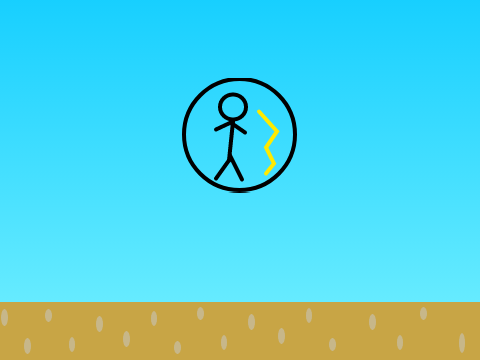 Glitchy Jumping Stickman