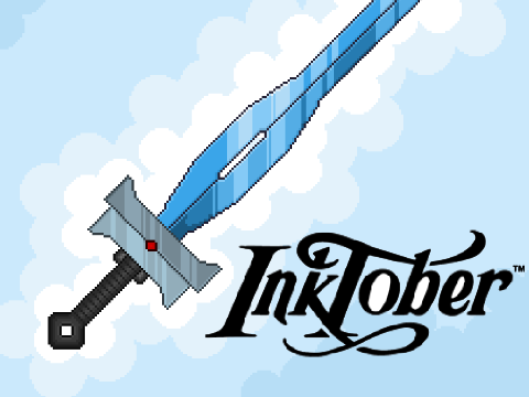 Crystal Blade | Inktober Art