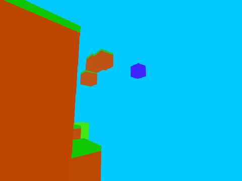 Minecraft 3D platformer (100% pen)
