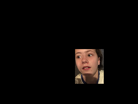My head on a string