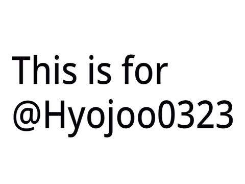 For Hyojoo0323