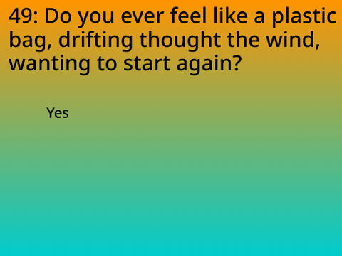 50 random questions #2 remix