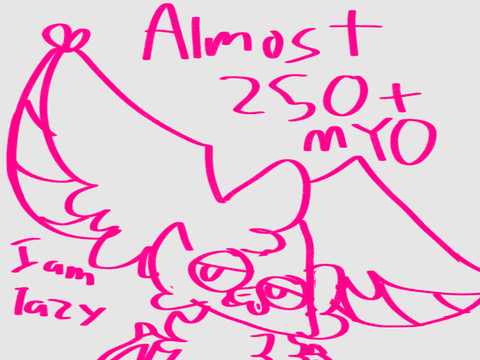Just a sloppy MYO species thing for almost 250 woo