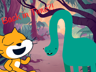 Scratch Cat Goes Back In Time?!