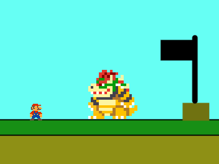 A Totally Normal Mario Course...