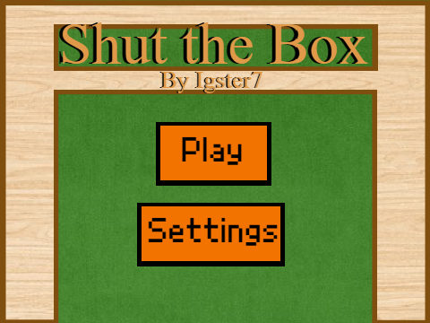 Shut the Box!