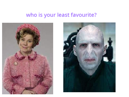 who is your least favourite hp character