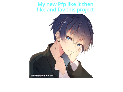 my 1 pfp and my new one