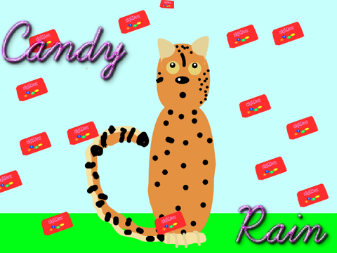 Candy Rain - Scratchtober Day 4