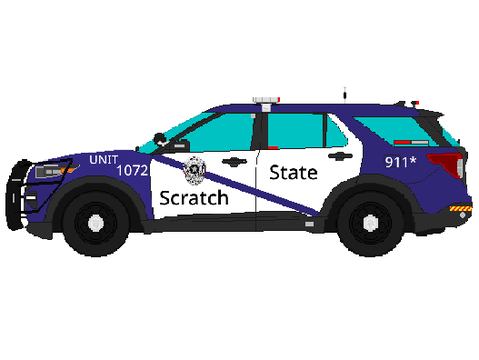 Scratch State Patrol Ford Explorer 2020