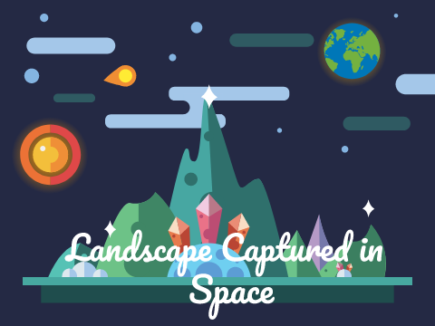 Landscape Captured In Space - HD Parallax