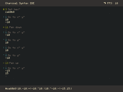 Charcoal Syntax IDE
