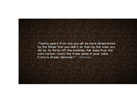 A Unknown quote