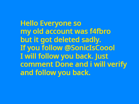 Free Follows, F4F, Advertising, etc...