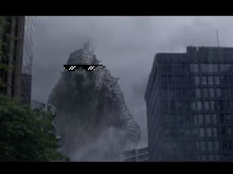 Funny godzilla gif