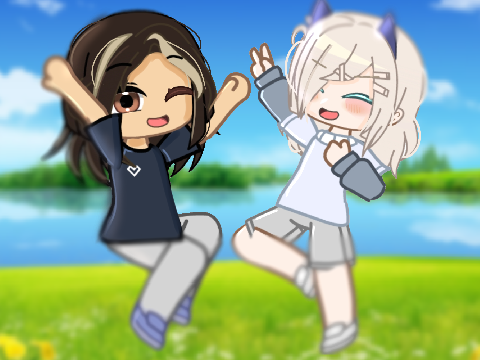 Gambare Gambare Sempai! (Ft. Irl me & my Main Oc)
