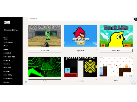 unblocked games web design