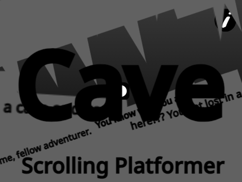 Caves-scrolling platformer (collab with @greninjacode