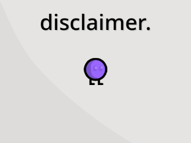 disclaimer.