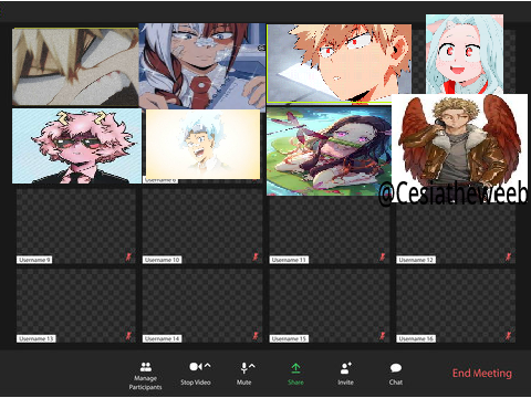 Add yourself to the Zoom Anime ver.  remix remix remix remix remix