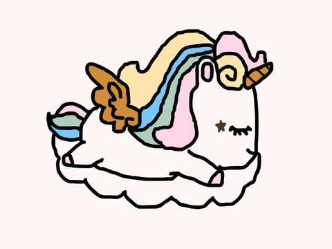 Unicorn!! My first Art