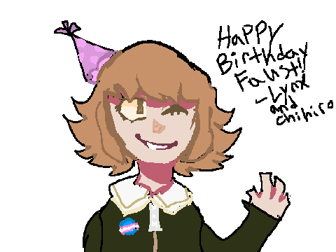 (late) bday gift for faust!