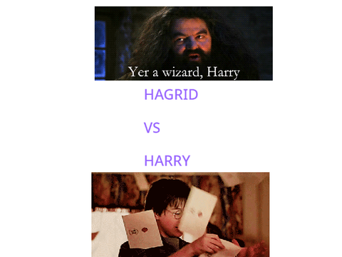 Hagrid vs Harry