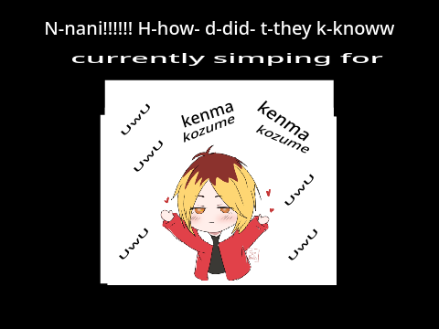 Your 18th image is who you simp for