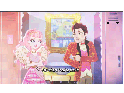 Ever after high cupid gif